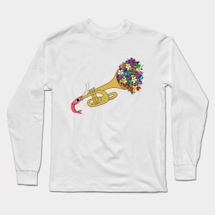 Trumpet Shrimp Long Sleeve T-Shirt